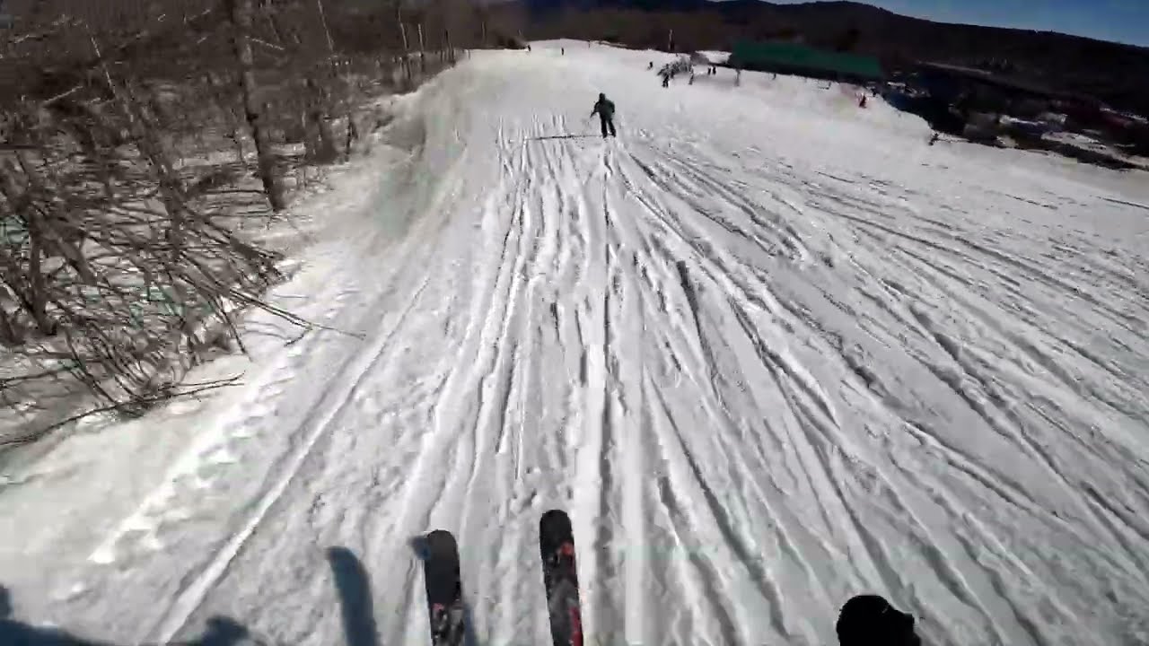 Spring carve time on the Nordica enforcers 94 skiis