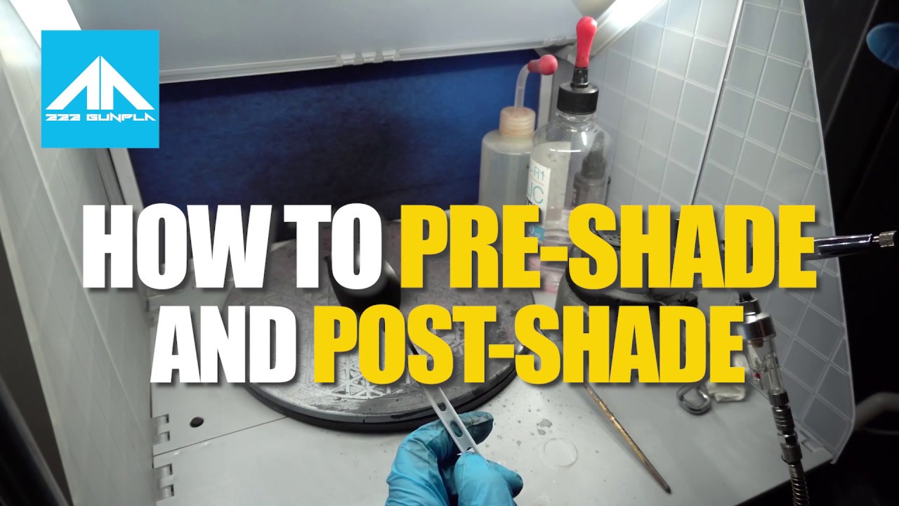 ทำสีกันดั้ม | วิธีพ่นสีไฮไลท์ด้วยแอร์บรัช [ Preshading Tutorials ] | 222 GUNPLA