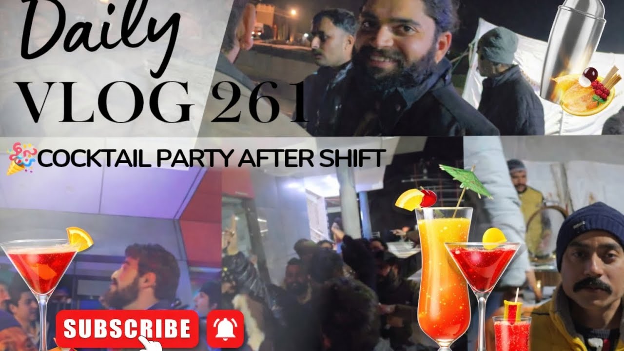Daily Vlog 261 | Morning Shift to Cocktail Party Night 🍹 | Jammu Vlog |