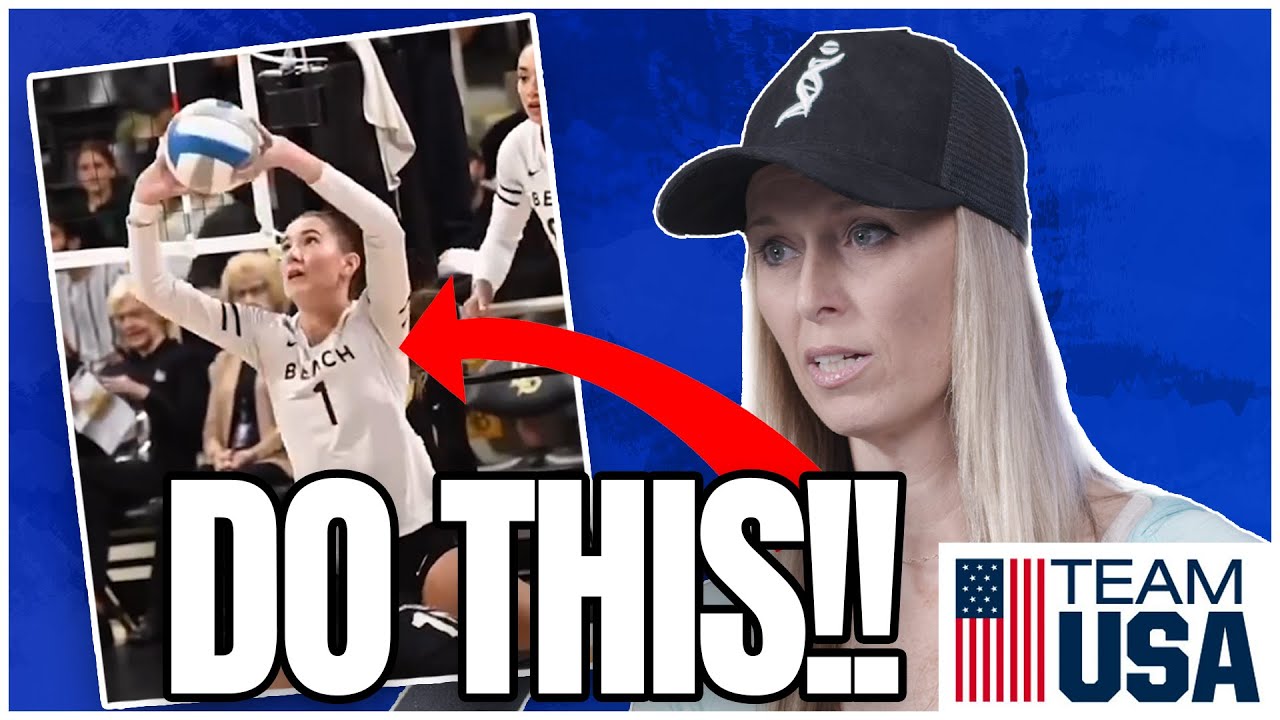 Professional Volleyball Coach Teaches the Importance of Chest Control | Addie Hauschild Willis