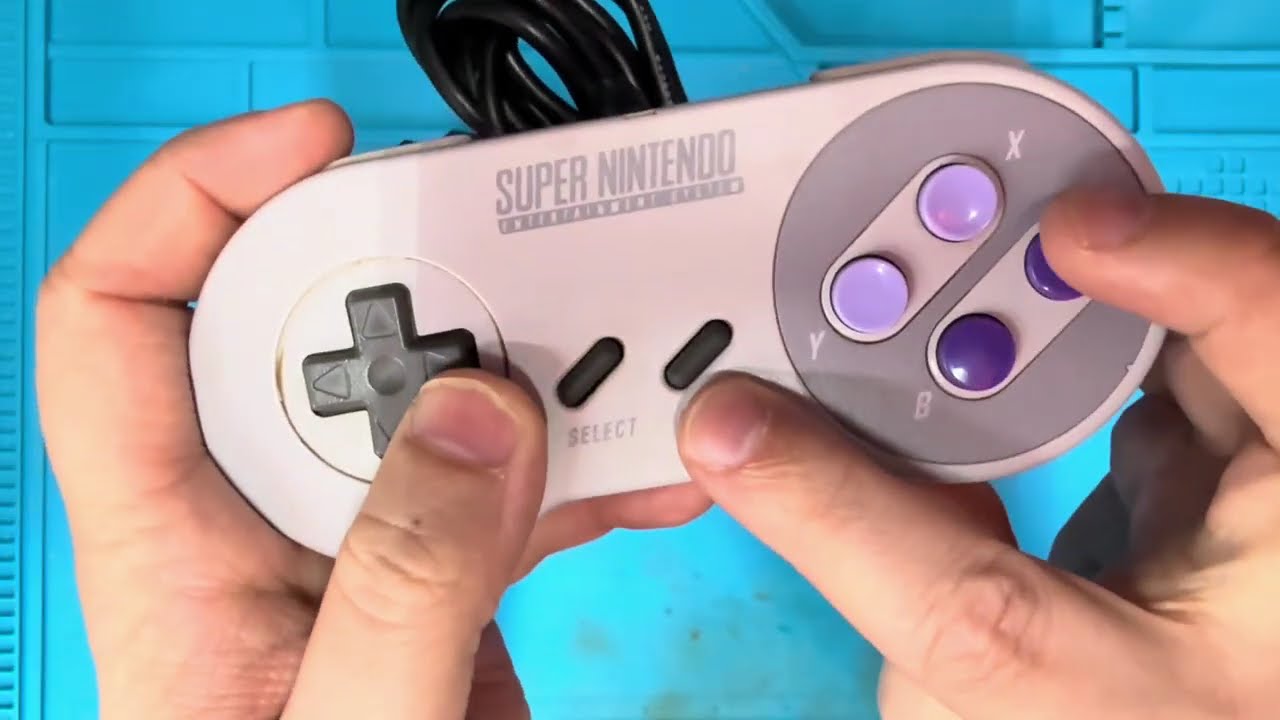 Не работают кнопки? Как починить контроллер Super Nintendo (SNES)!