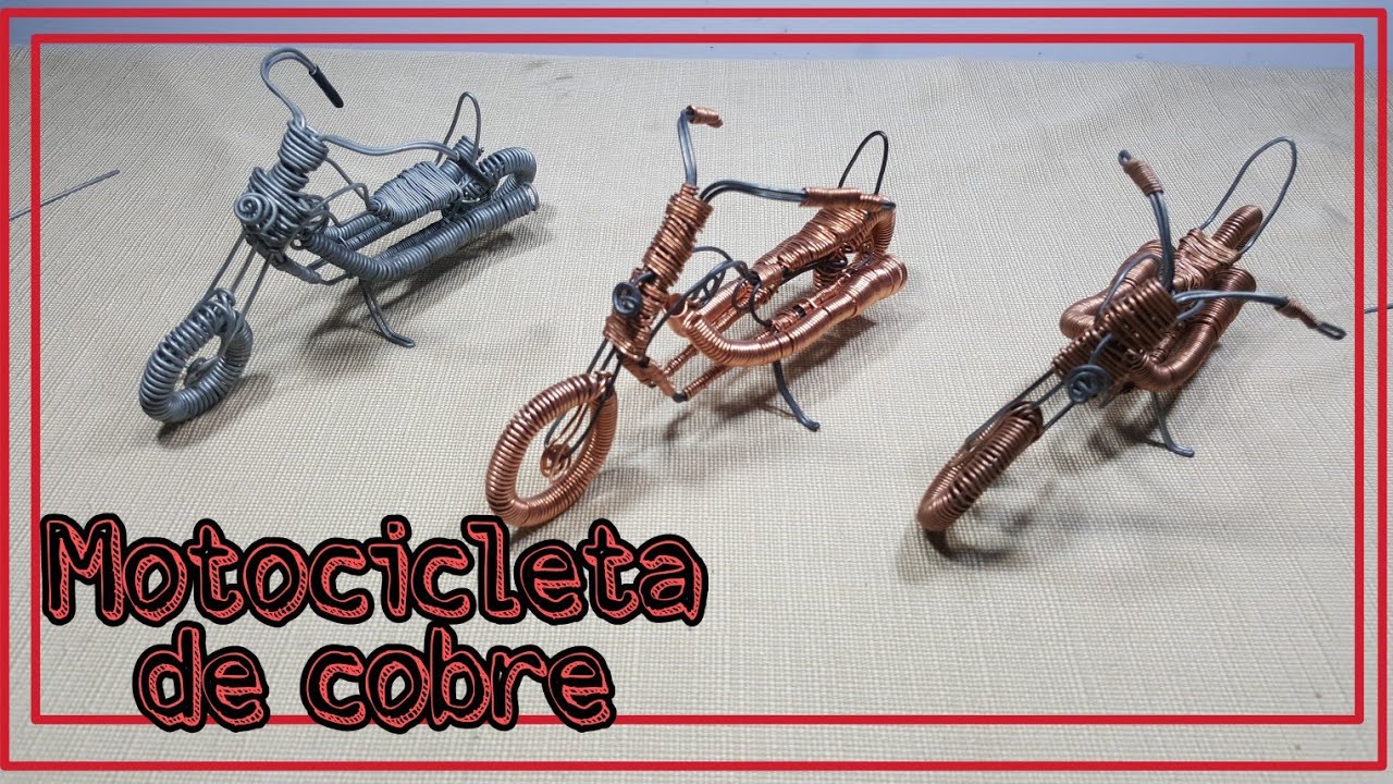 Motocicleta de cobre 1 parte (regalo dia del padre)