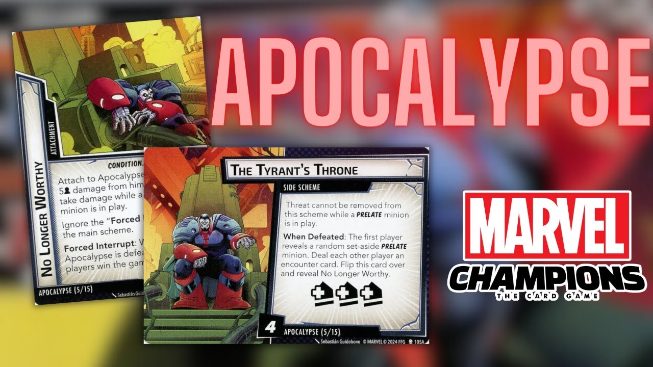 Marvel Champions: Age of Apocalypse Game 3: Magik vs Apocalypse Live Replay