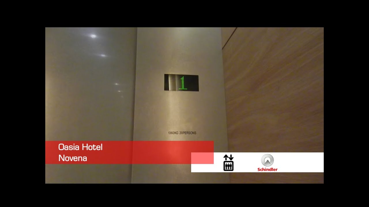 Schindler Elevators at Oasia Hotel Novena, Singapore