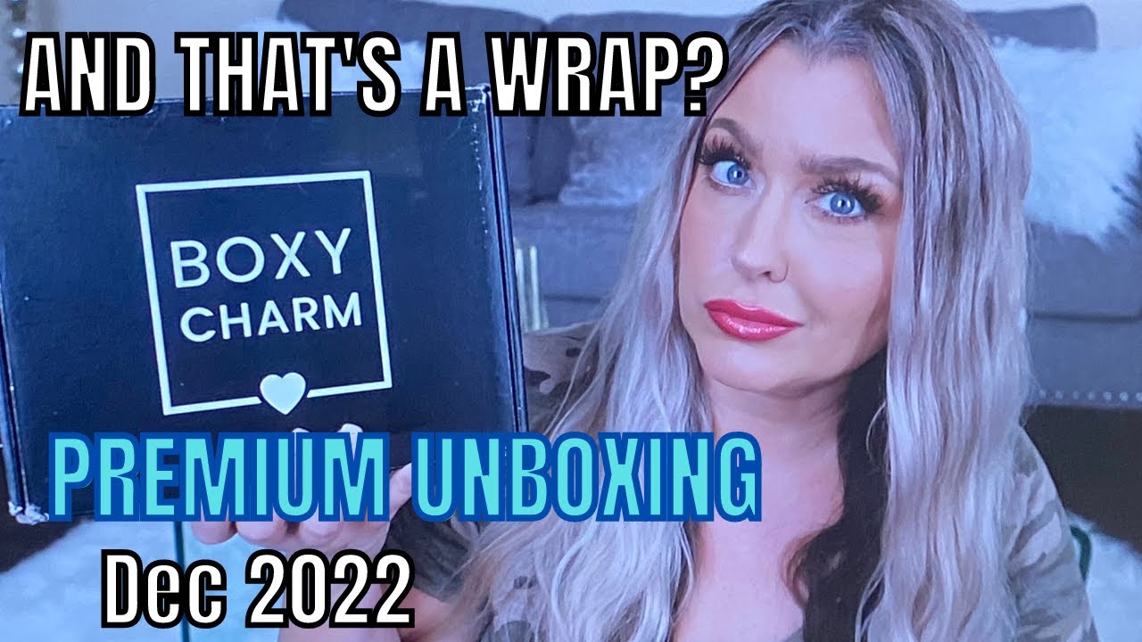BOXYCHARM PREMIUM UNBOXING DECEMBER 2022 | THAT'S A WRAP BOXY | HOTMESS MOMMA MD