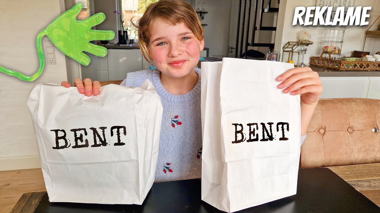 SJOVE TING FRA BENT😃🪄🥏MYSTERY BAGS🛍EN GR&Oslash;N H&Aring;ND😆🧤
