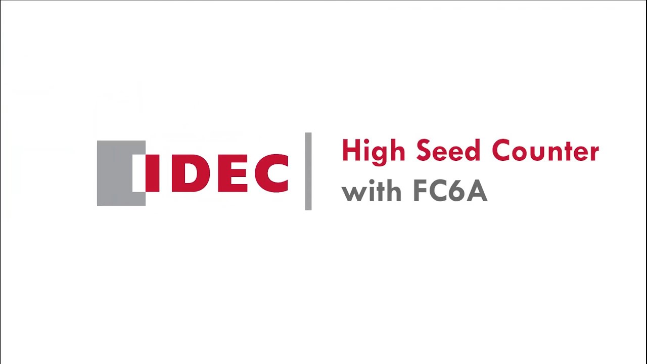 IDEC | High Speed Counter with FC6A Plus