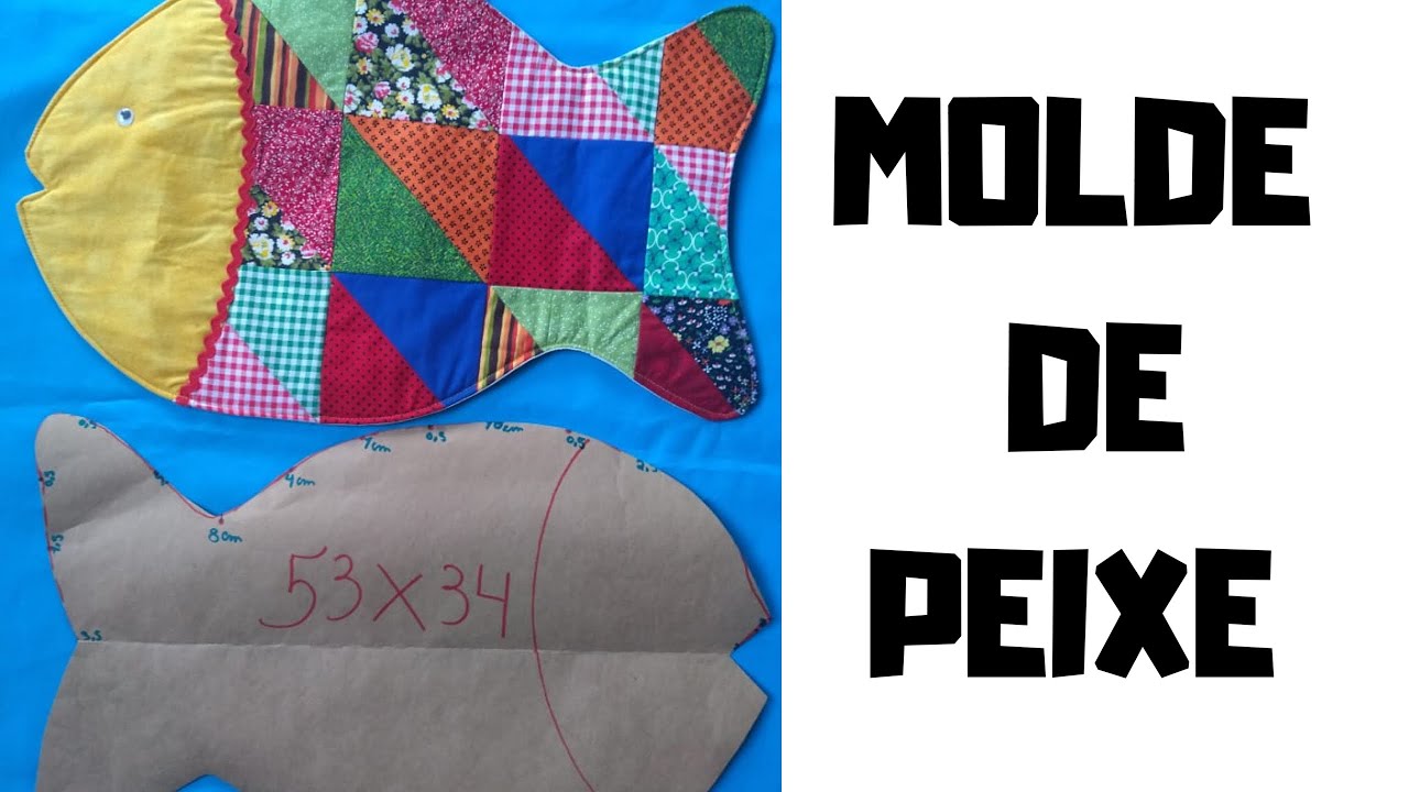 MOLDE DE PEIXE RÁPIDO E FÁCIL