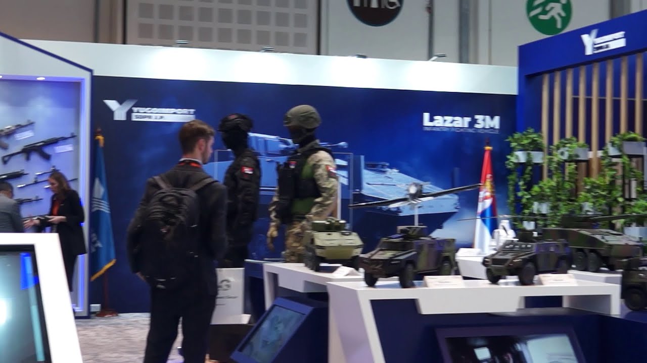 DAY 1 IDEX 2023 Defense Exhibition Abu Dhabi UAE Yugoimport Serbia defense industry and products