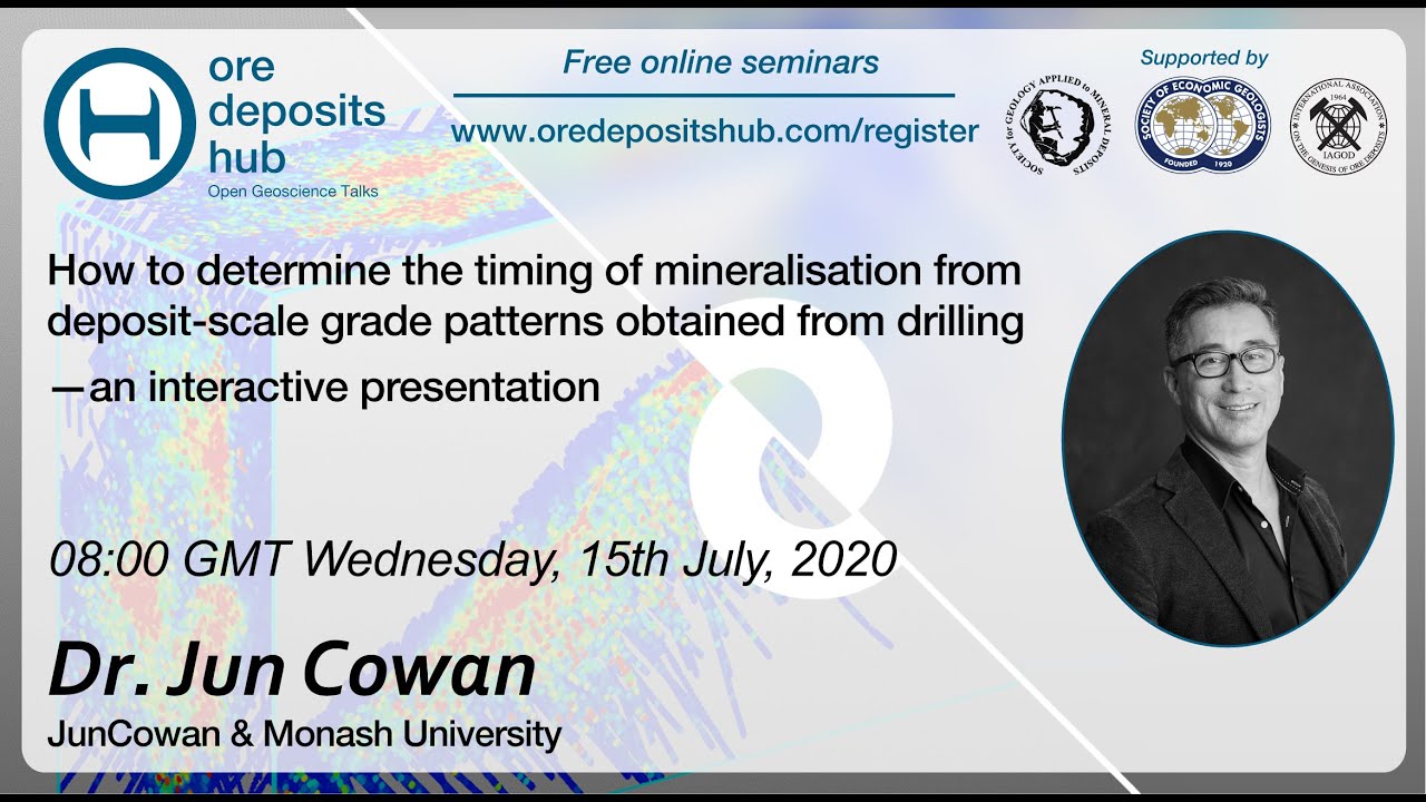 ODH028: How to determine the timing of mineralisation from deposit-scale grade patterns – Jun Cowan