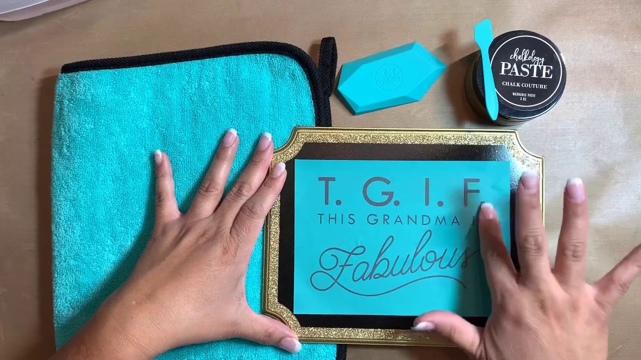 Great Craft Fair or Gift Idea using Chalk Couture TGIF Transfer