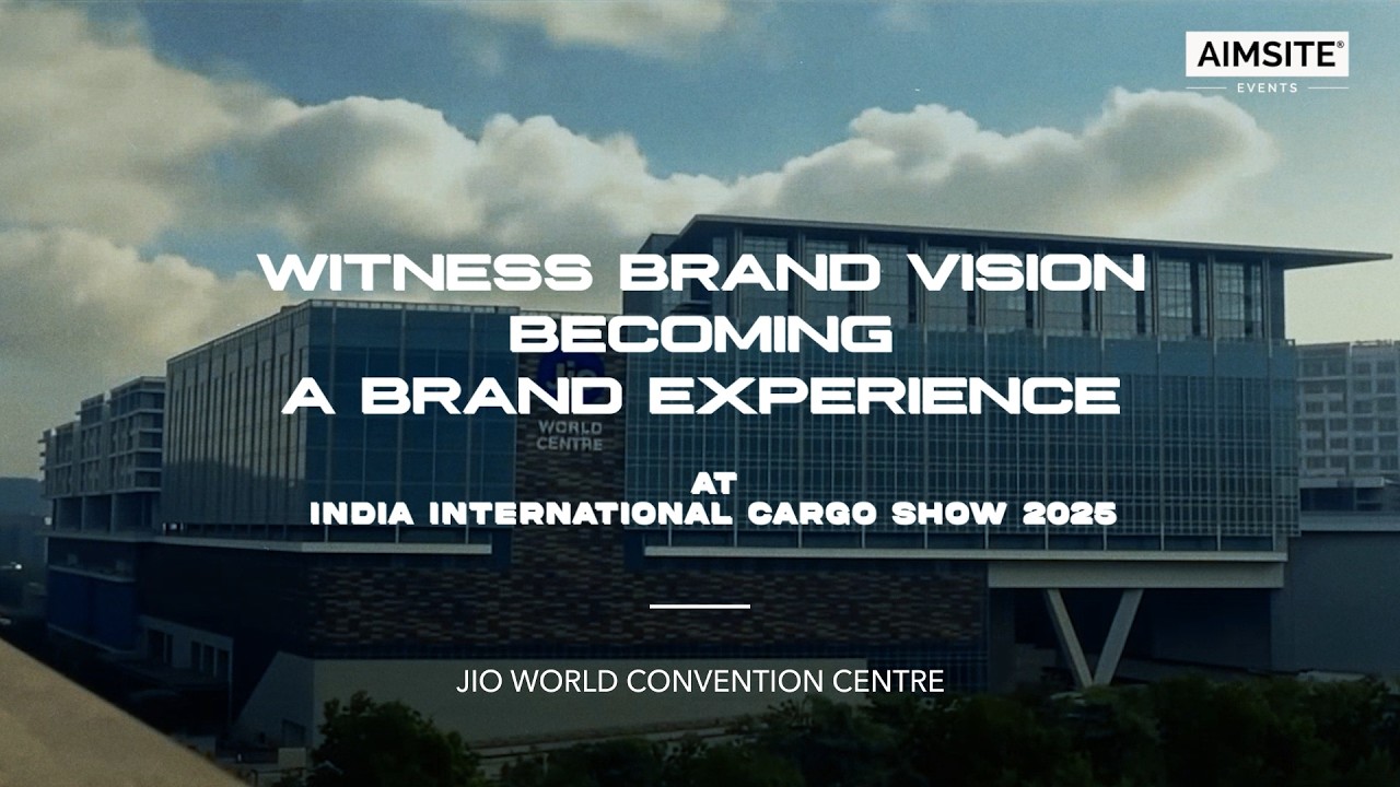 Custom Exhibition Stand Design at India International Cargo Show 2025 | Aimsite Events