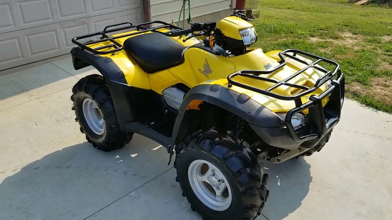 Walk-around and "cold" start - 2005 Honda Foreman 500 ES