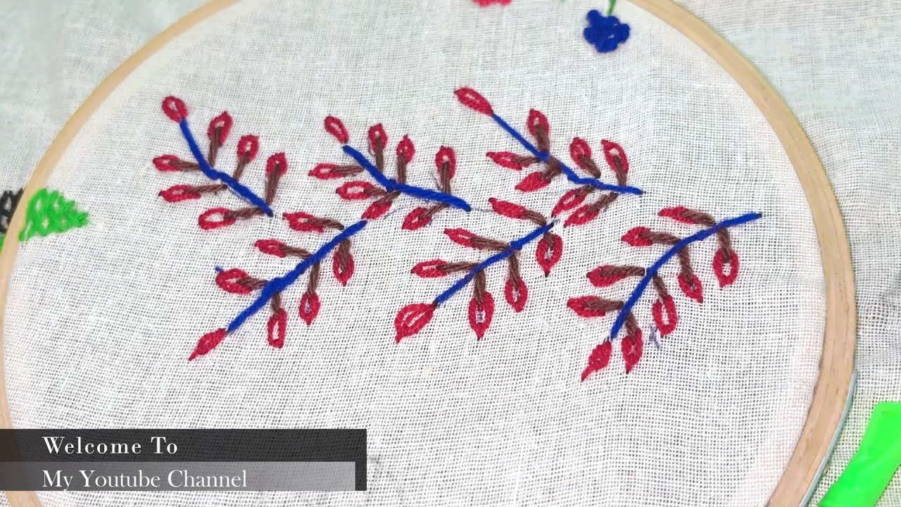 "Beautiful Hand Embroidery Tutorial | Easy Stitches for Beginners"