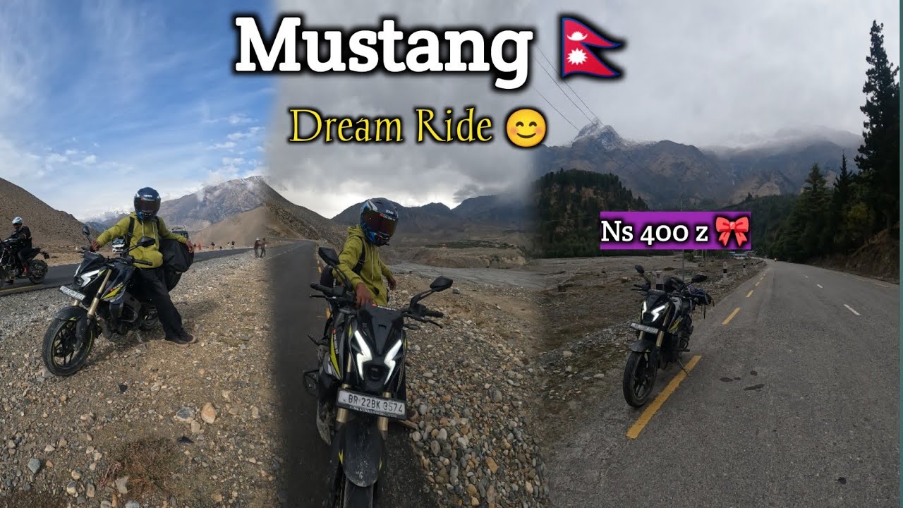 Finally I,m Going To My dream Place Mustang🇳🇵 | IND To Mustang MukTinath💗 | My Bike Ns 400z #mustang