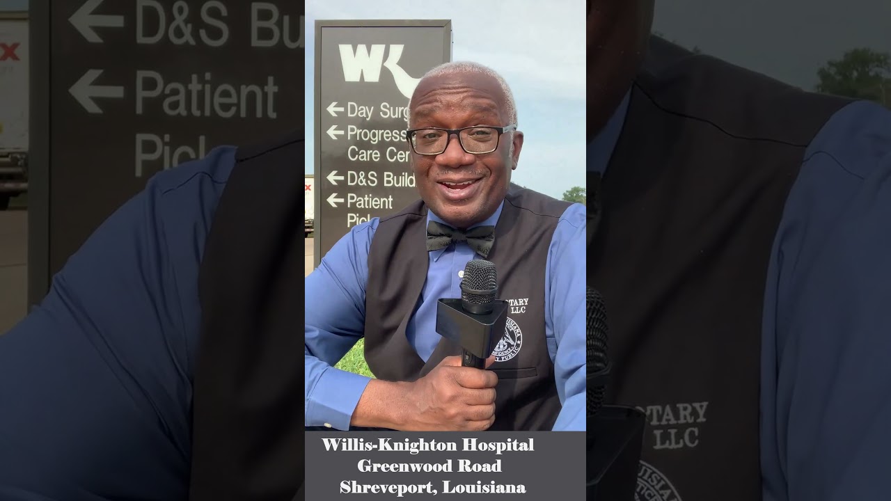 Louisiana Notary At the Hospital?? OH NO, WHY!!!!?????