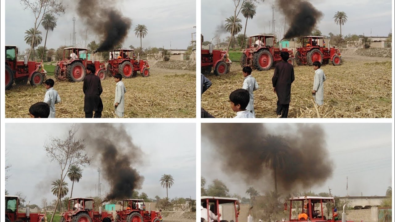 Tractor stunt Belarus 510 Stunt loaded trolly village Gao beautiful Punjab