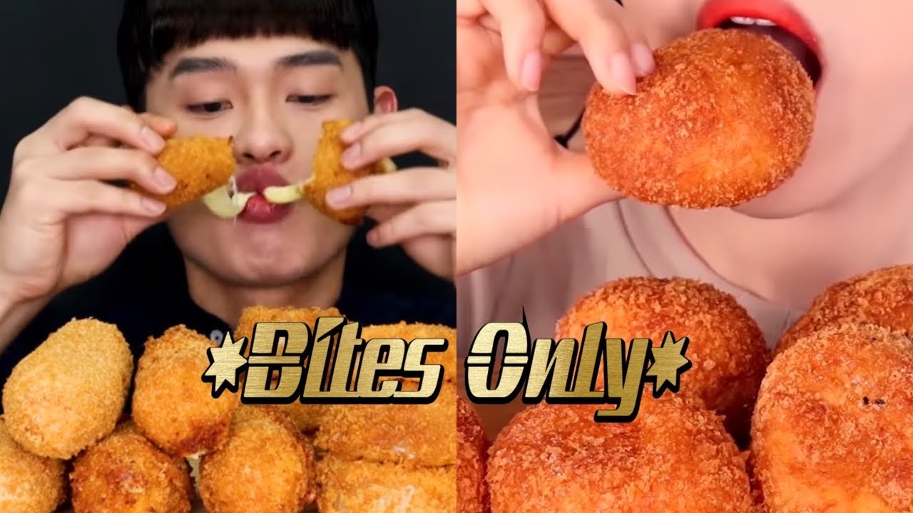 Fried Mozzarella Compilation (Part 1) *BITES ONLY*
