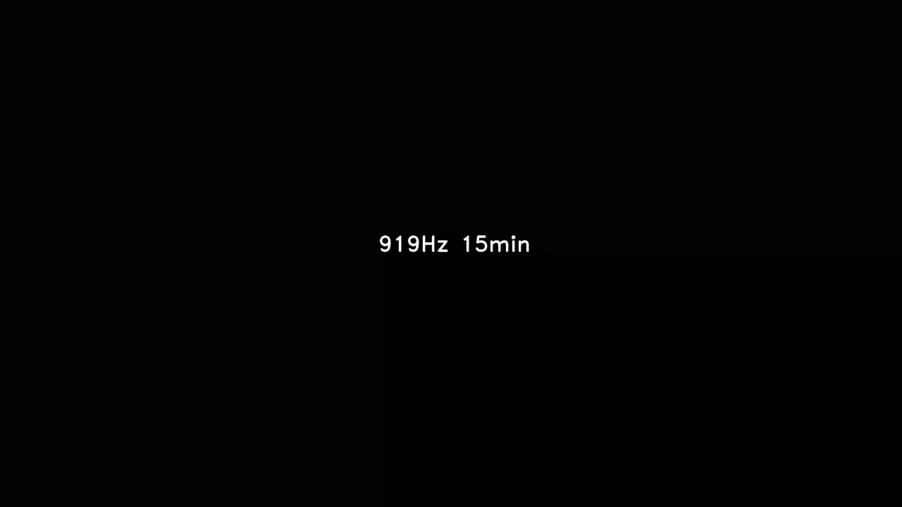 919 Hz 15min sine sound wave