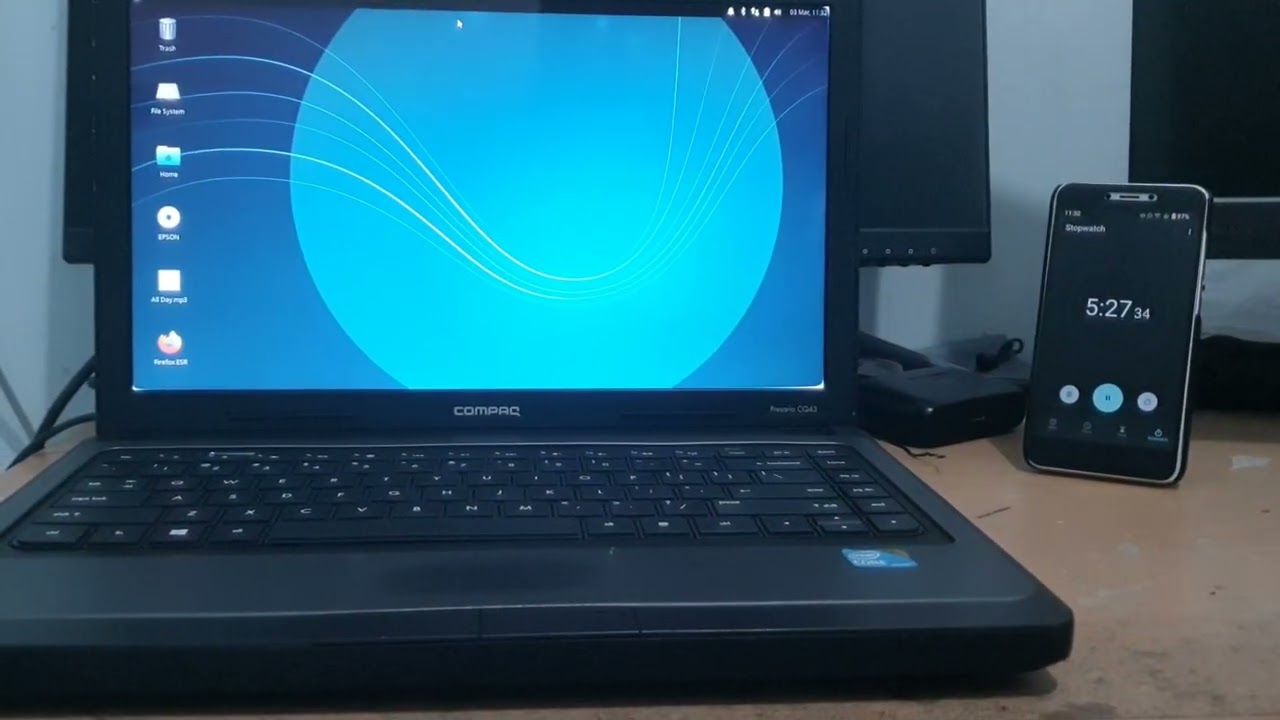 Test Laptop Hp Compaq CQ43