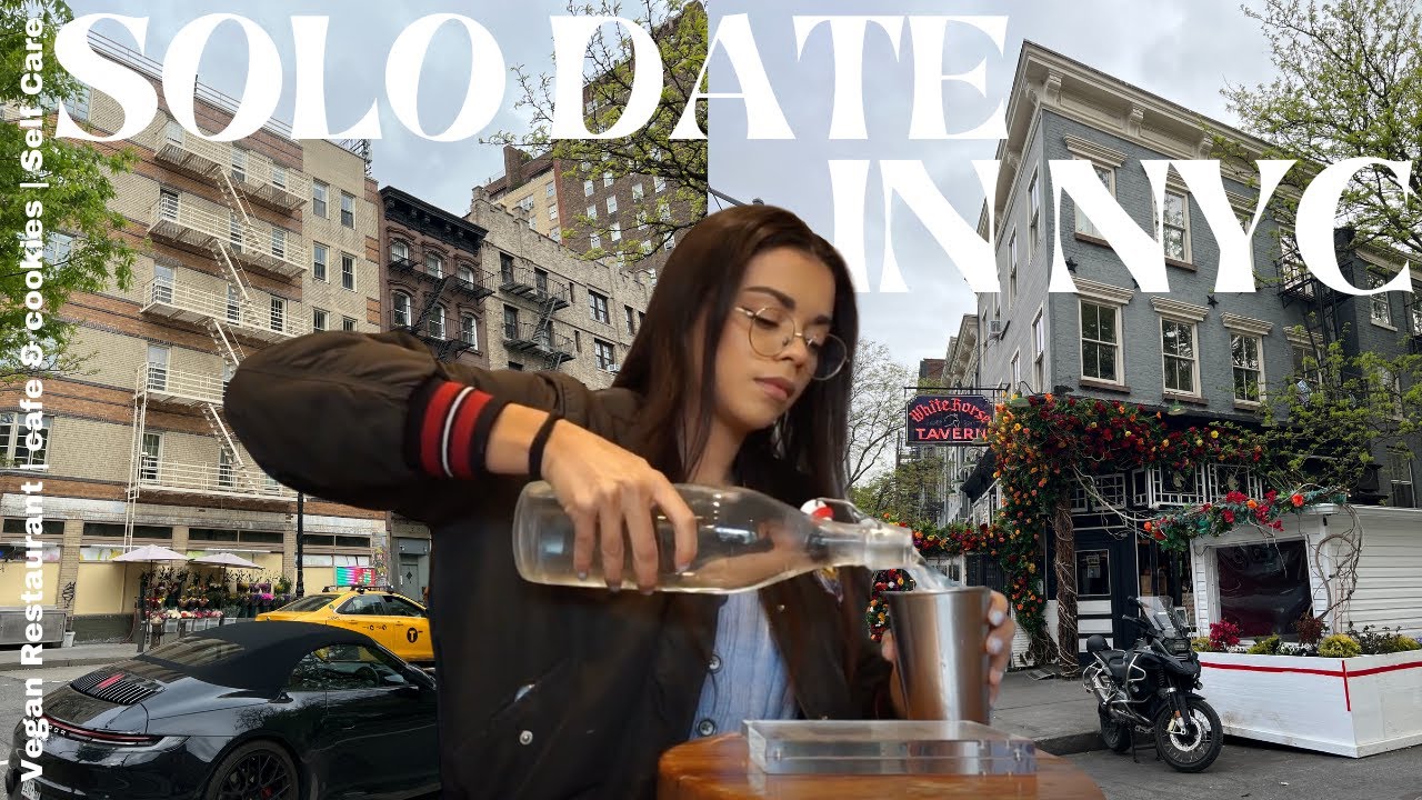 SOLO DATE IN NYC 💌 Vegan restaurant | Exploring NYC | Cookies & Coffee | living alone in NYC