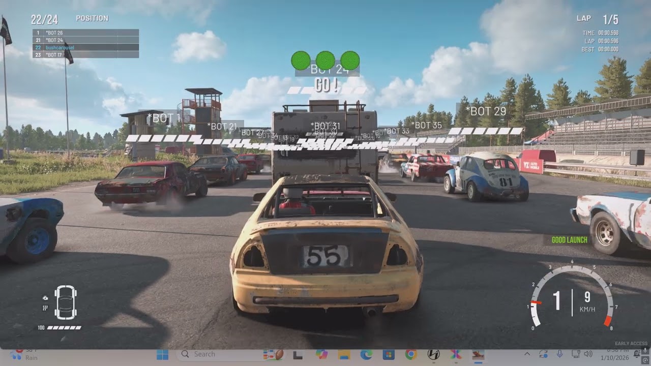 Wreckfest 2 Finncross the wrong way