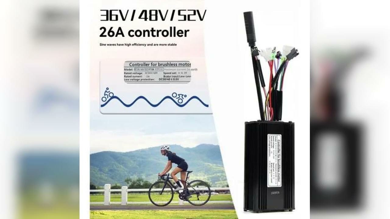 Review: Controlador Senoidal Ebike Kt-26a Para Mo-fs Sem Escova De 5