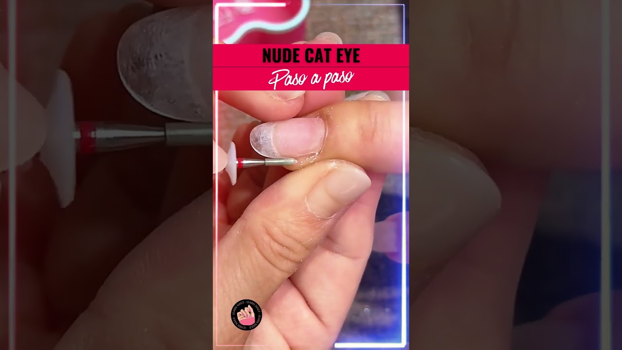 Nude Cat Eye paso a paso (Parte 2) | Uñas nude elegantes con efecto ojo de gato