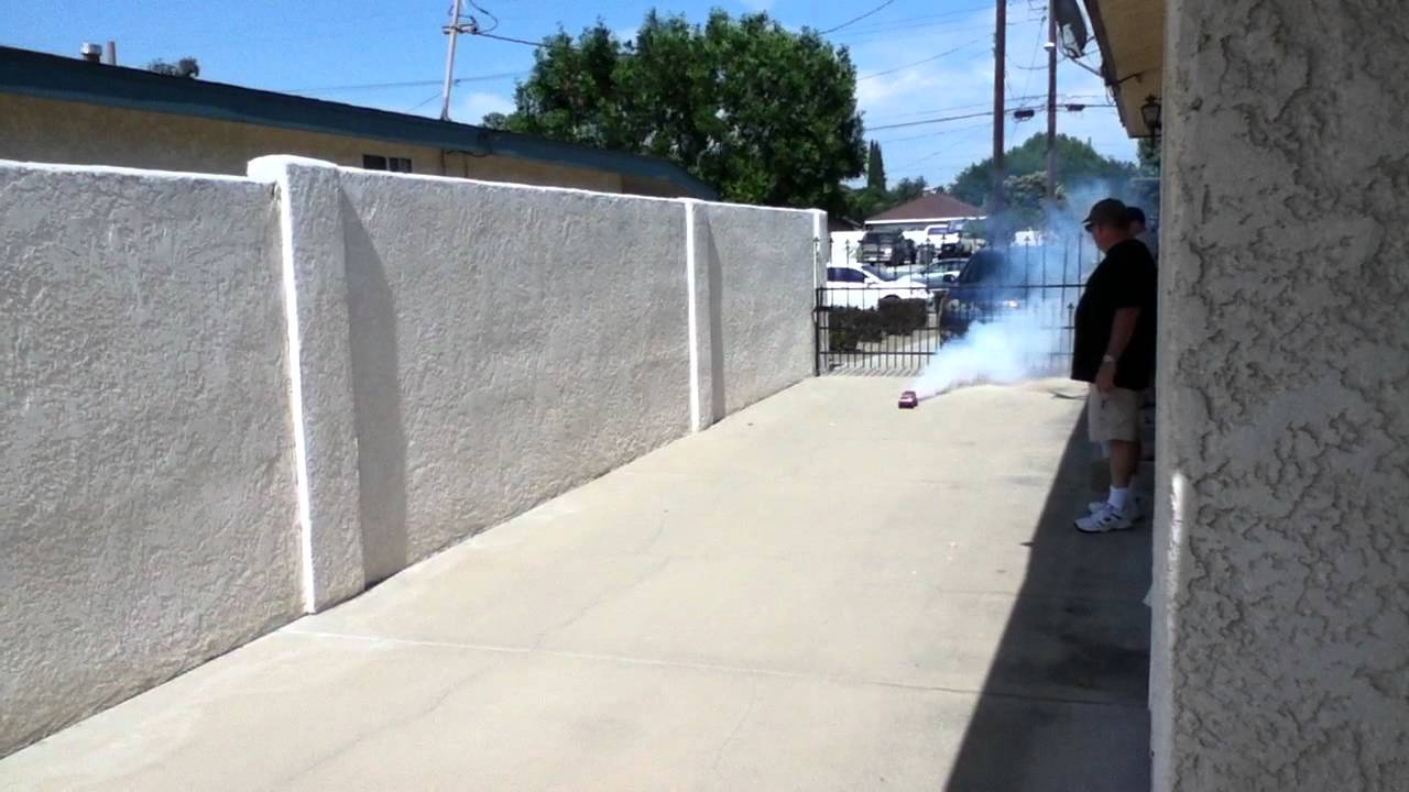 Rocket Car Breaks Sound Barrier and creates a sonic boom