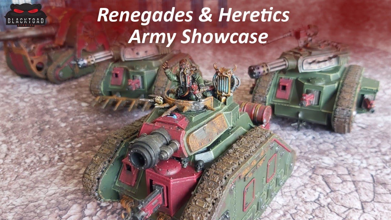 Renegade and Heretics  Army *SHOWCASE* #warhammer40k #renegadesandheretics #chaos #armyshowcase