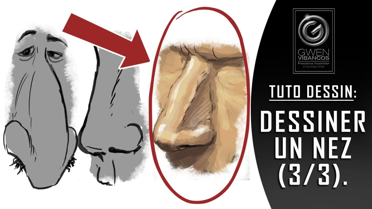 DESSINER UN NEZ !!! Ep.3 : Le Nez Réaliste (ou presque) !!