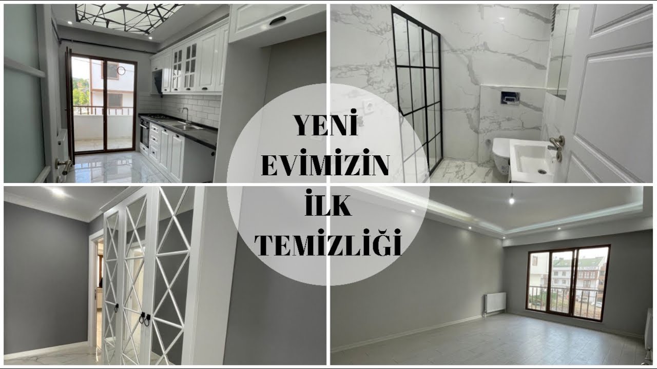 YENİ EVDE İLK TEMİZLİK|Hızlandırılmış temizlik|İnşaat temizliği 🧹🧼 #vlog