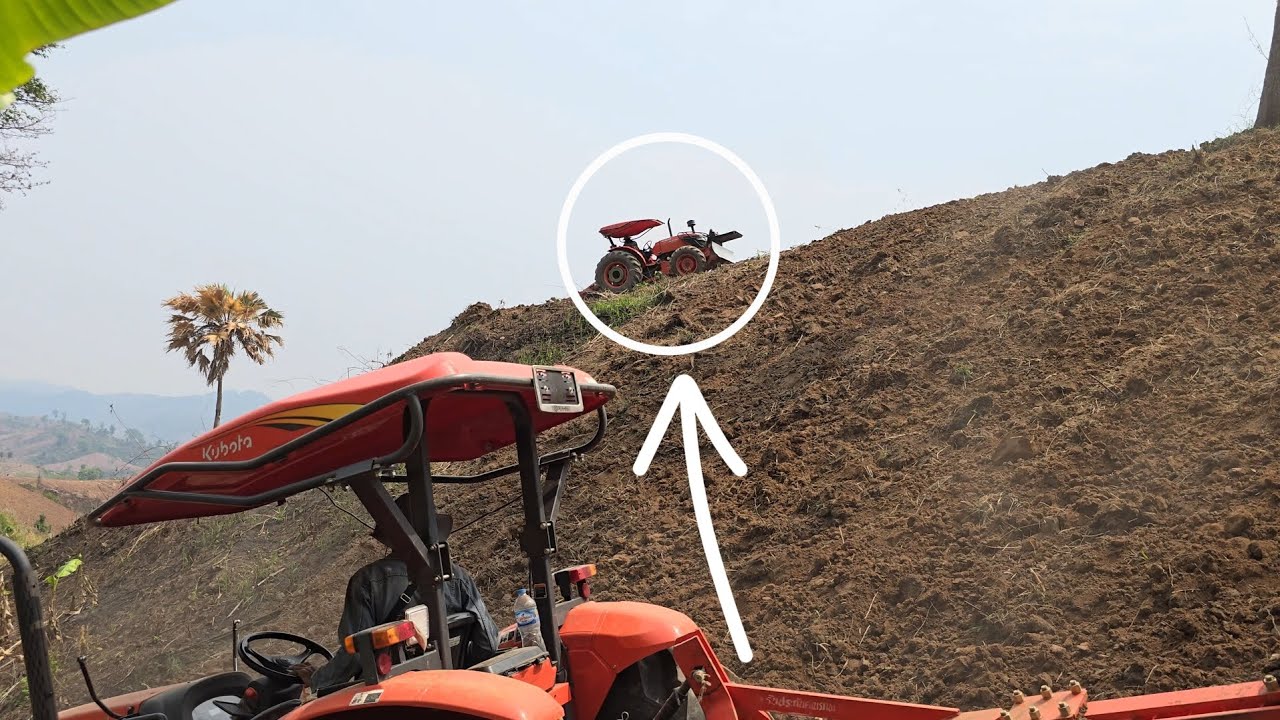 มันเกีดหยังขื้นกับรถสองคันนี้  Kubota M9808 & Kubota M9540 🚜🔥