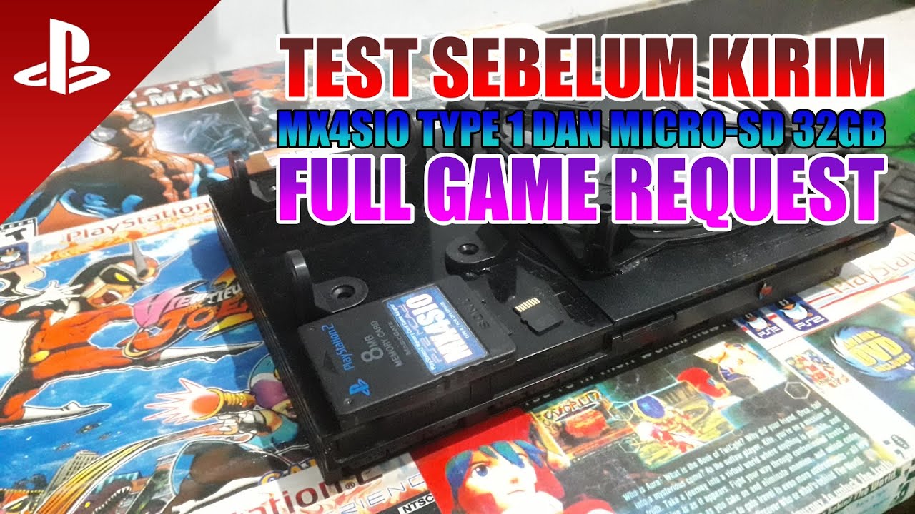 #1456 || TEST SEBELUM KIRIM || MX4SIO TYPE A/1 DAN MICRO-SD 32GB FULL GAME REQUEST