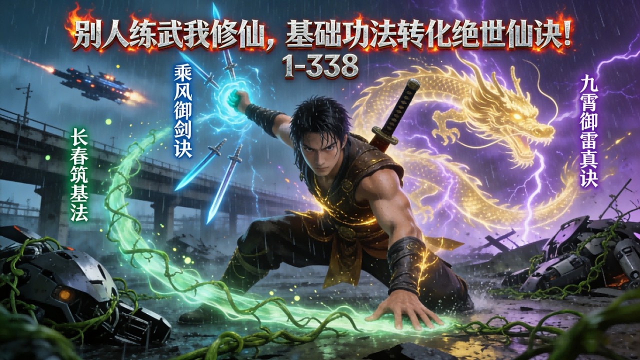 《别人练武我修仙，基础功法转化绝世仙诀！》1-338 楚元穿越了，系统画风却不对劲！你习得《淬元功》…转化《长春筑基法》！习得《烈风剑法》…转化《乘风御剑诀》！习得《九霄雷动》…转化《九霄御雷真诀》！