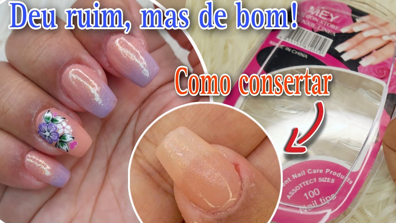 A UNHA POSTIÇA ENRUGOU COM O ESMALTE COMUM/ POSTIÇA REALISTA