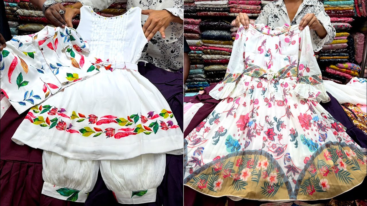 ৬-১২ বছরের মেয়ে বাবুদের ঈদ স্পেশাল ওয়েস্টার্ন কটি ড্রেস,লং টপস,স্কার্ট টপস সেট/Baby girls eid dress