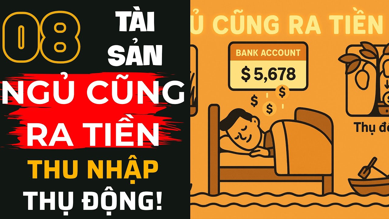Ngủ Cũng Ra Tiền – 8 Tài Sản Đẻ Ra Thu Nhập Thụ Động | Bẻ Khóa Tư Duy
