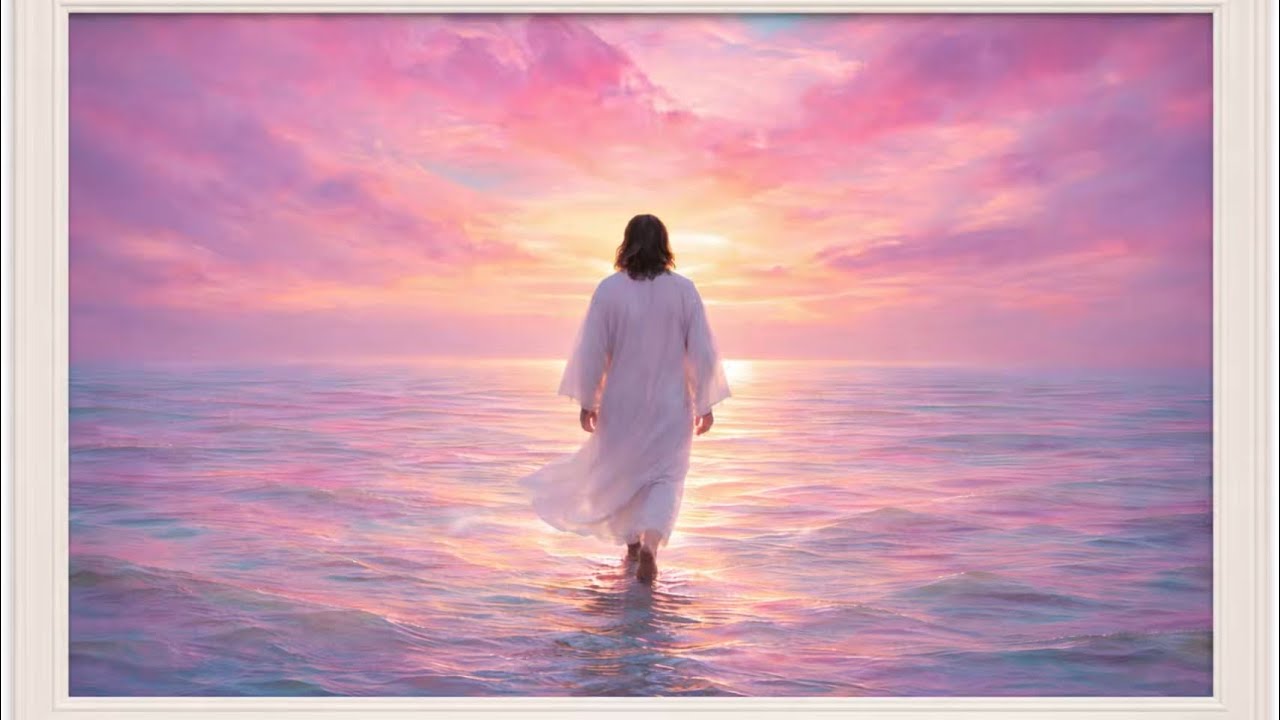 Jesus Walking on Water | 4 Hour Christian Art for Peace & Prayer | Frame TV