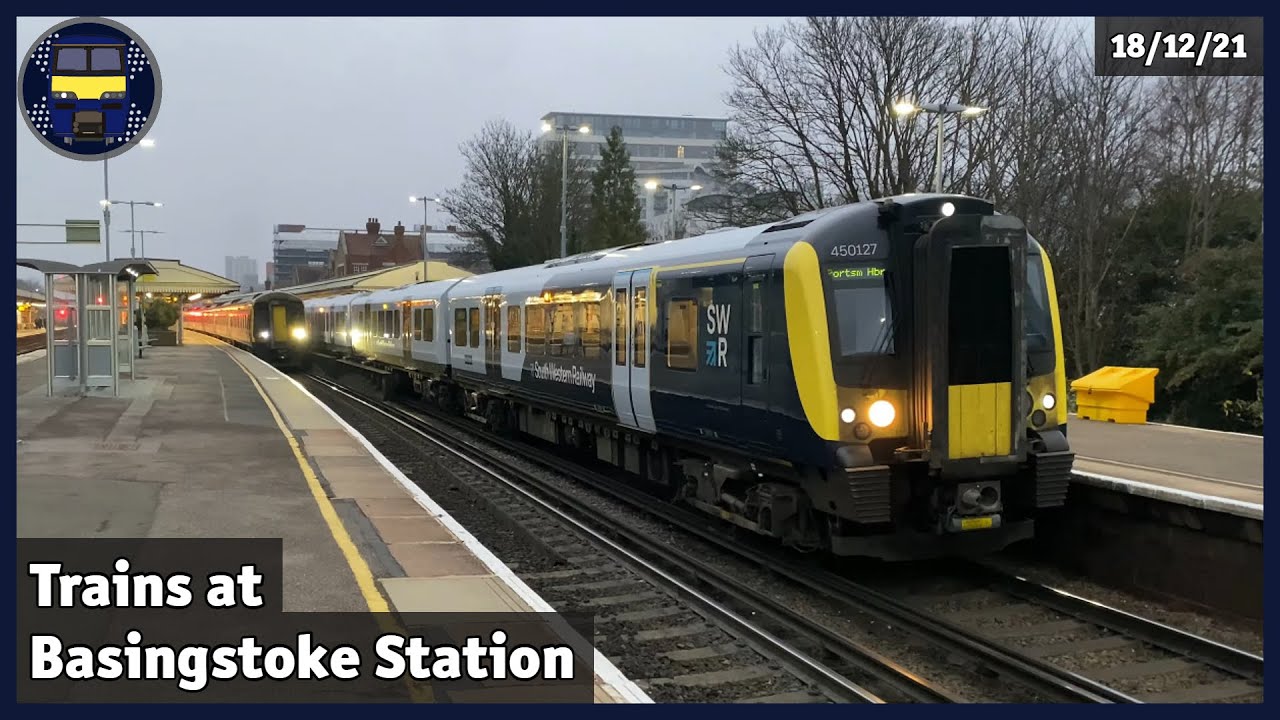 Trains at Basingstoke Station | 18/12/21