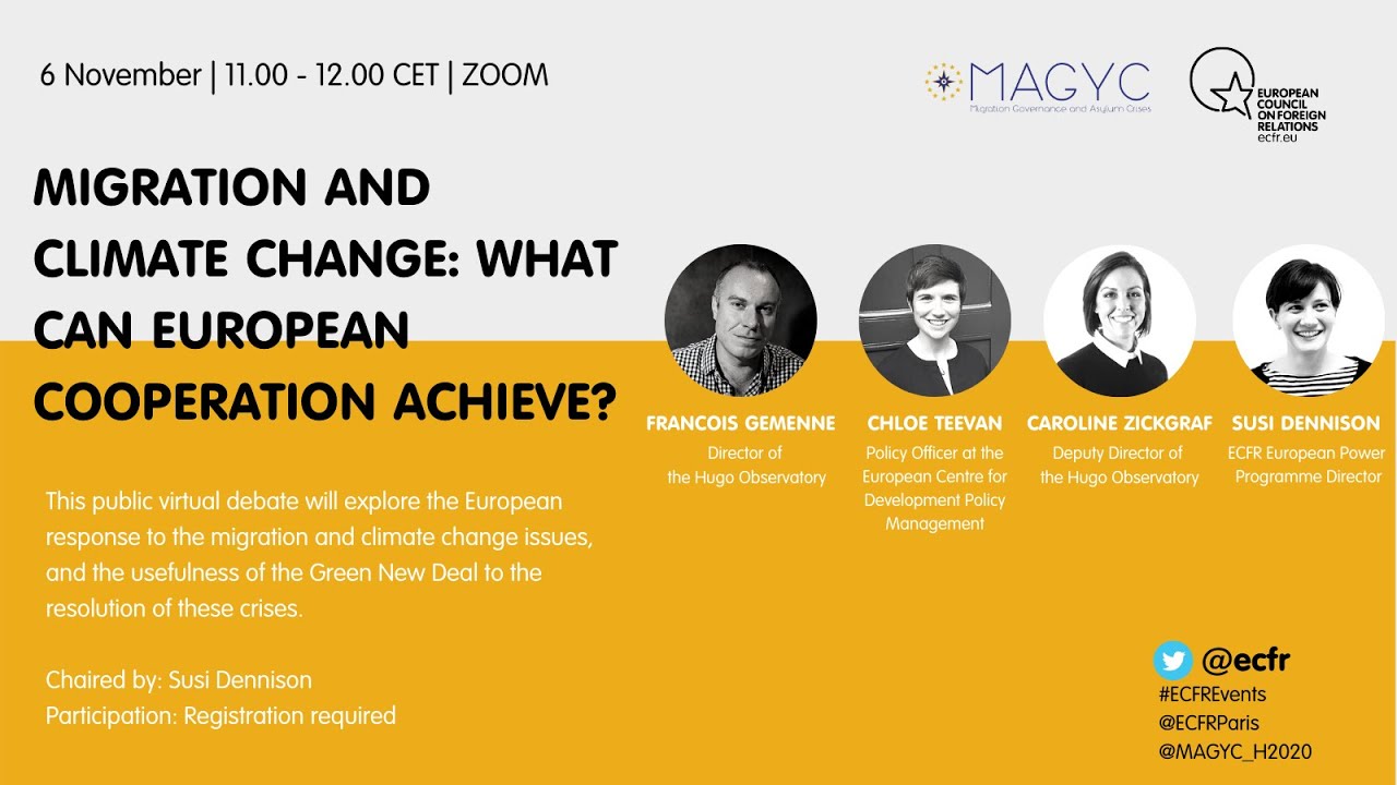 Migration and climate change: what can European cooperation achieve?