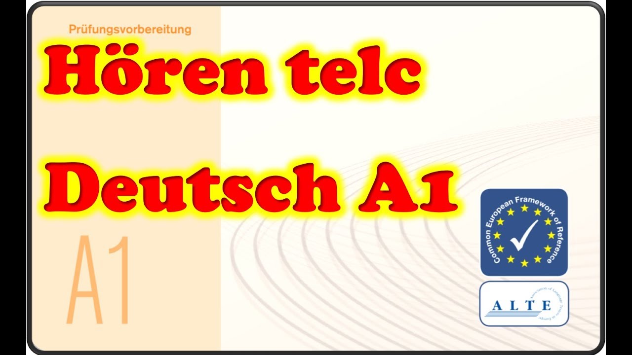 Modelltest A1 Hören Deutsch