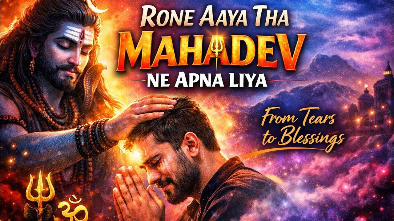 रोने आया था...पर महादेव ने मुझे अपना लिया 😇| Bhakti Rap | Mahadev Emotional Song | Prateek Saluja🙏🏻