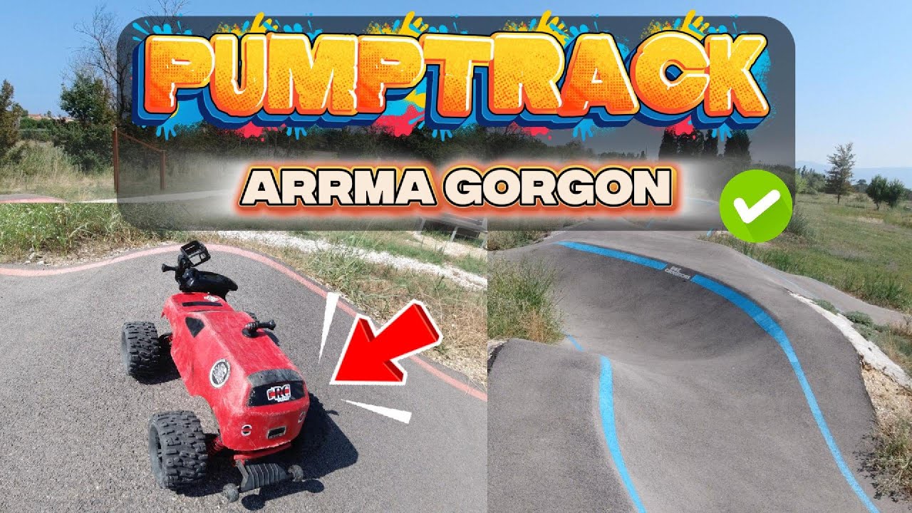 Première fois sur un Pumptrack | J'adore | Arrma GORGON 3s (Saint Nazaire 66)