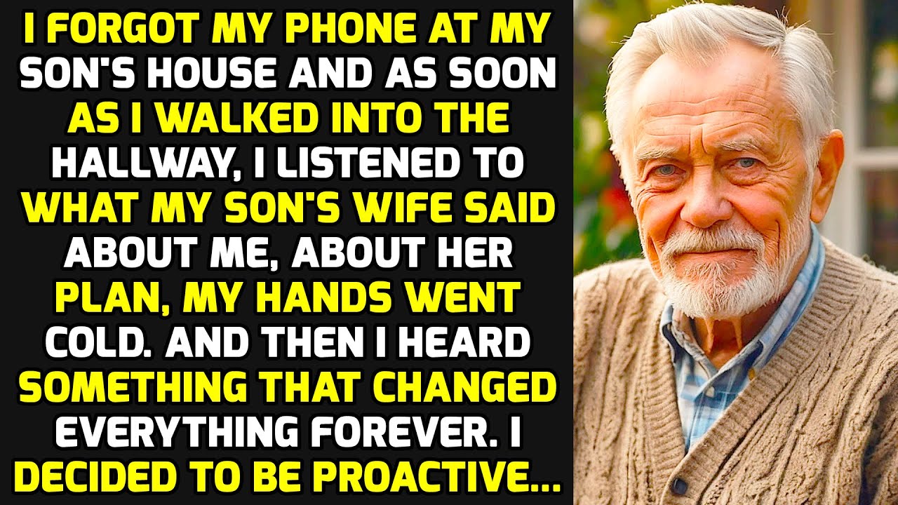 I Forgot My Phone At My Son's House But Overhearing His Wife's Conversation Stunned... LIFE STORIES