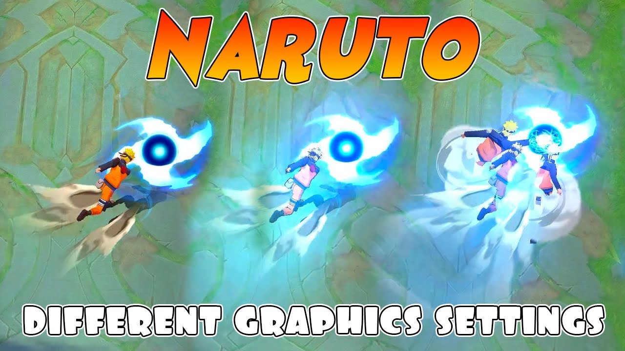 Lukas Naruto Uzumaki in Different Graphics Settings