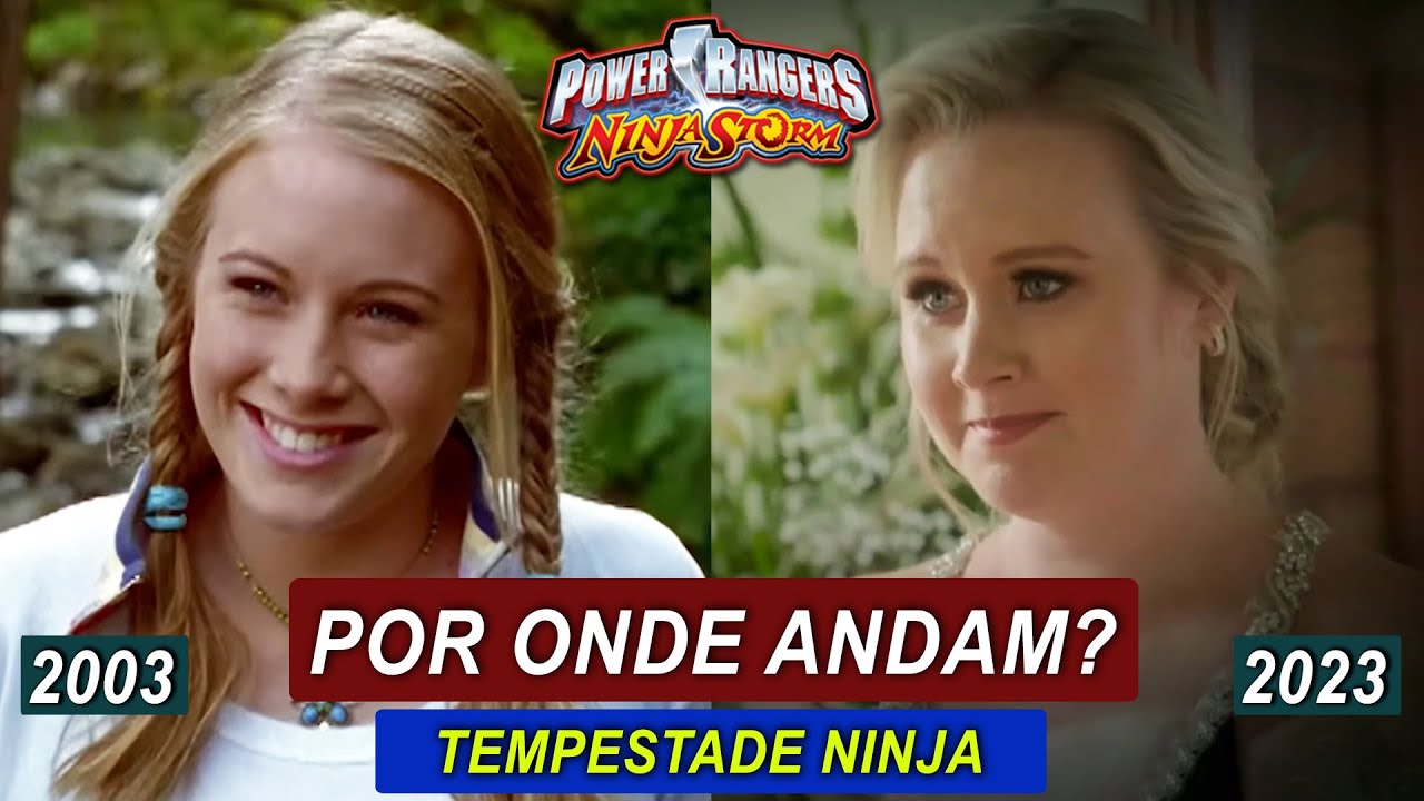 VEJA COMO ESTÁ HOJE O ELENCO DE POWER RANGERS TEMPESTADE NINJA ( TEMP 10 ) ANTES E DEPOIS #9