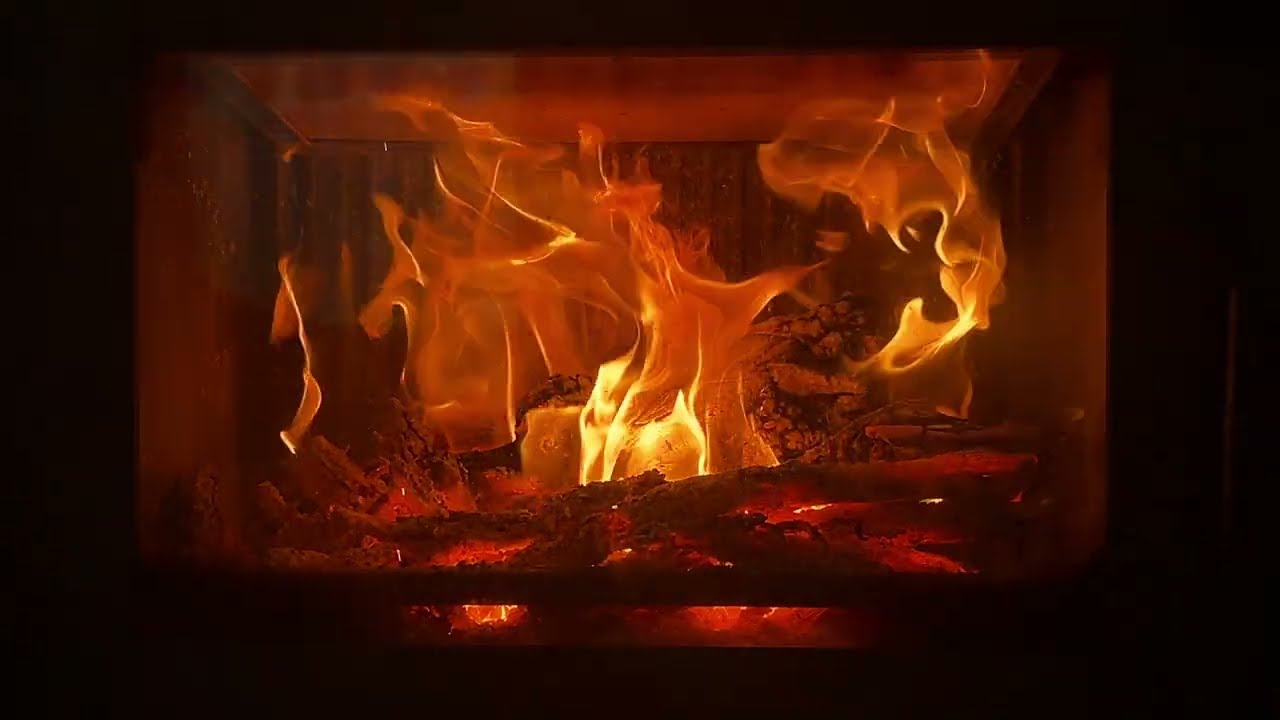 Crackling Fireplace 🔥 Cozy Ambience for Sleep, Relax & Study