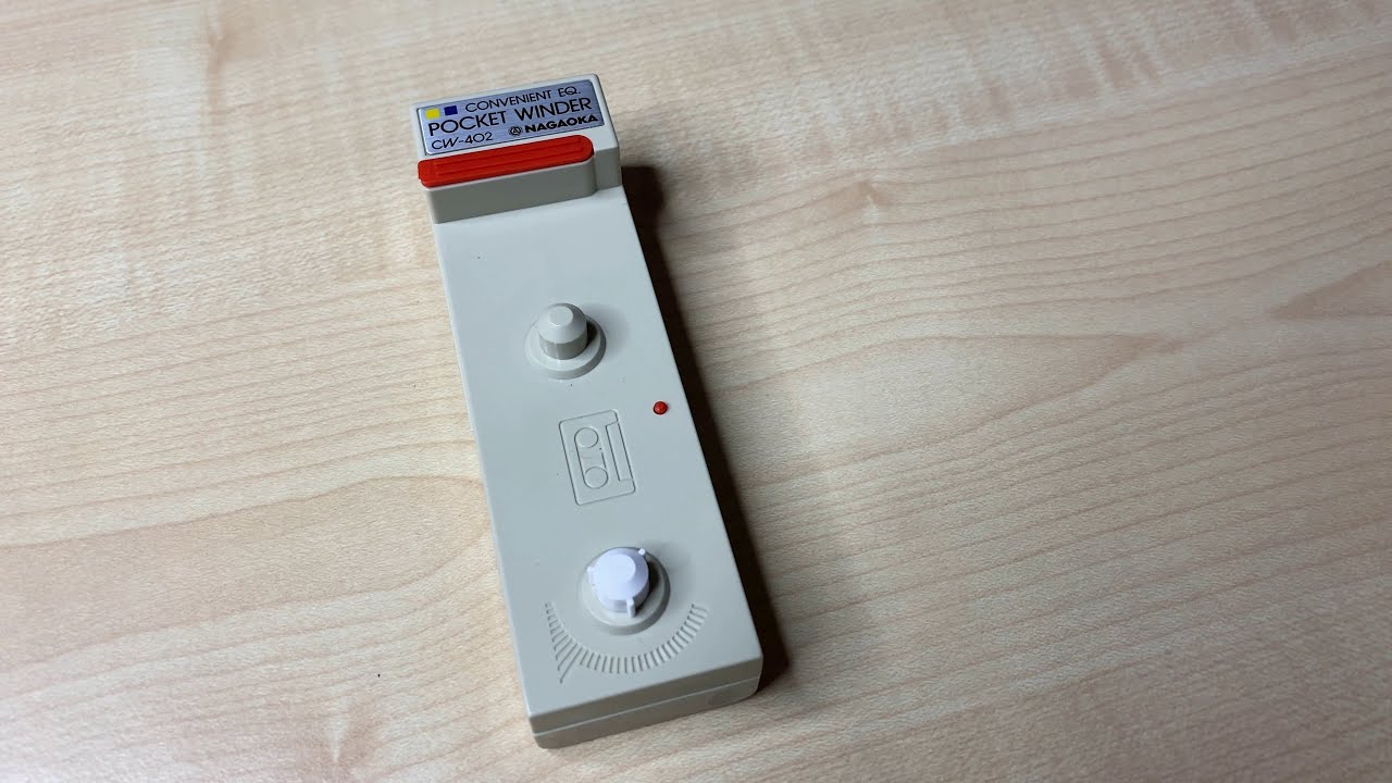 Nagaoka Pocket Winder CW-402 magnókazetta-tekerő... 30 éve menő lett volna...