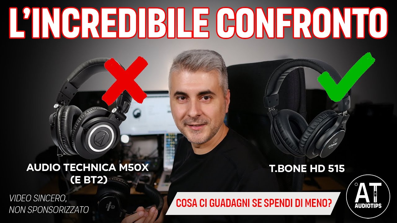 Ho restituito le Audio Technica M50X per queste cuffie da 30€ 😱 (Recensione t.bone HD 515)